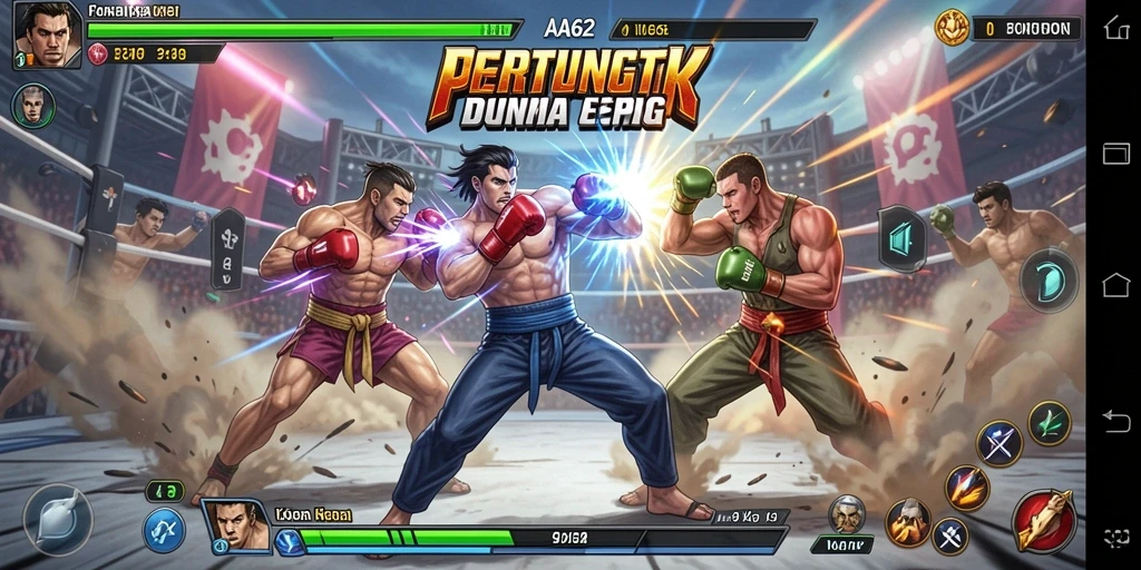Gameplay seru dan pertarungan mengesankan di AA62.