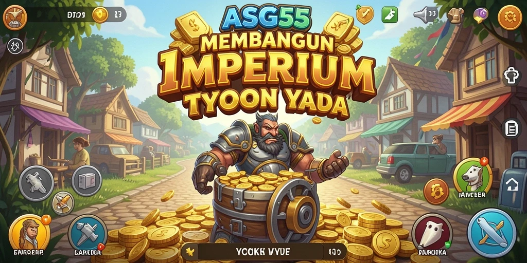 Tampilkan momen seru gameplay ASG55 dalam membangun bisnis Tycoon.