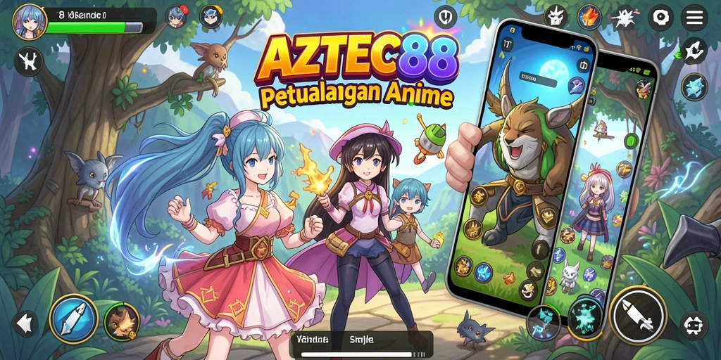 Tampilan menarik dari gameplay AZTEC88 yang penuh warna dan aksi.