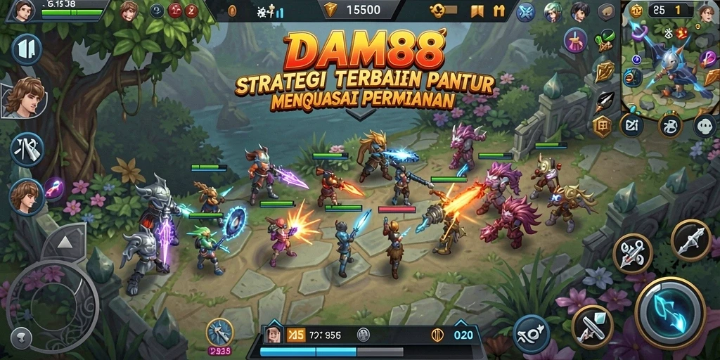 Tangkapan layar utama menunjukkan gameplay strategis dalam DAM88 yang mendebarkan.