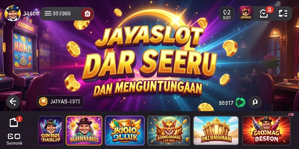 Screenshot gameplay JAYASLOT dengan tampilan slot yang menarik.
