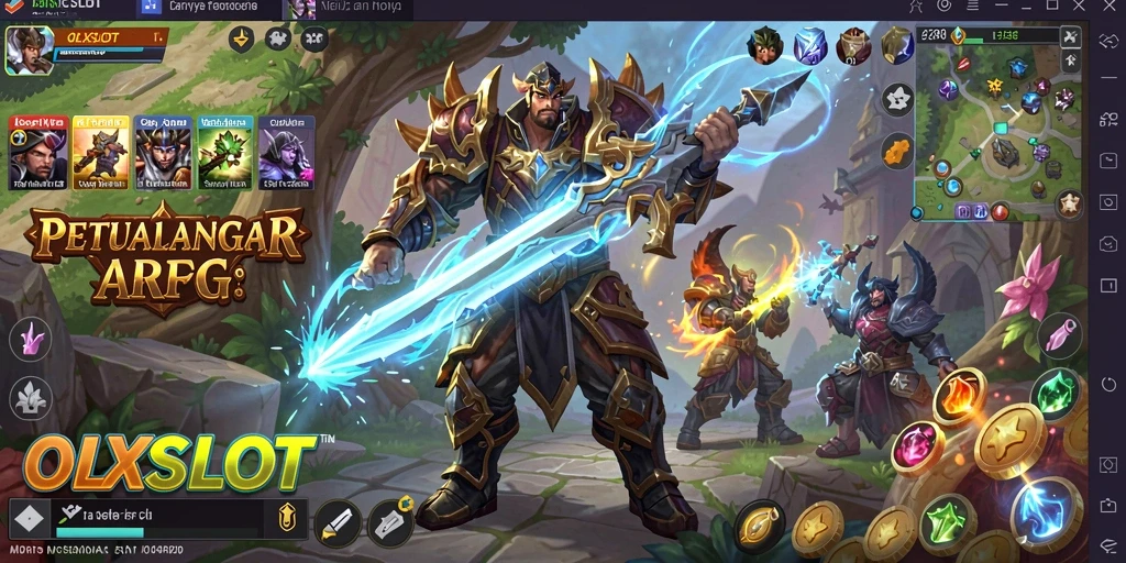 Tampilan gameplay OLXSLOT yang mendebarkan dan penuh aksi.