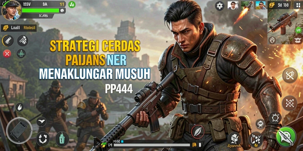 Tampilan gameplay PP444 yang seru dan penuh strategi.