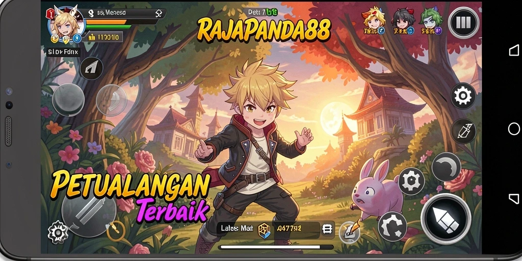 Gambaran menarik dari gameplay seru di RAJAPANDA88.