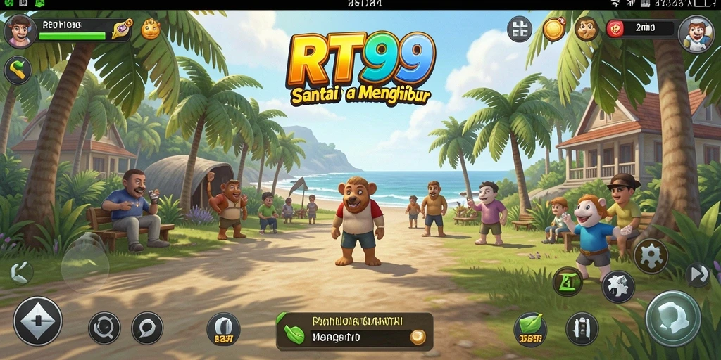 Tangkapan layar RT99 menampilkan gameplay santai dan menyenangkan.