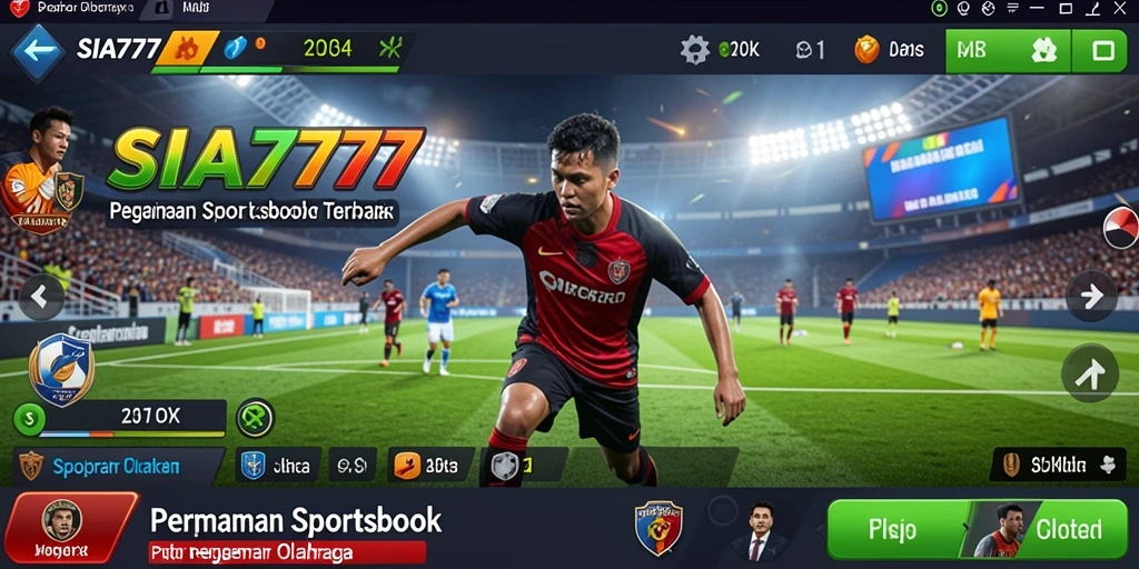 Tampilan gameplay SIA777 yang seru dan menarik dalam taruhan Sportsbook.